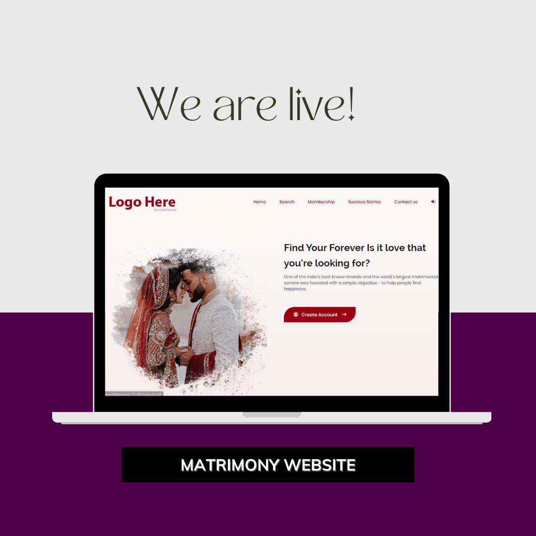 Matrimony Home page